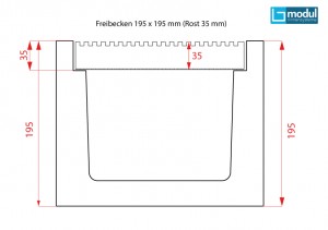 Freibecken-195-x-195-mm-(Rost-35-mm)